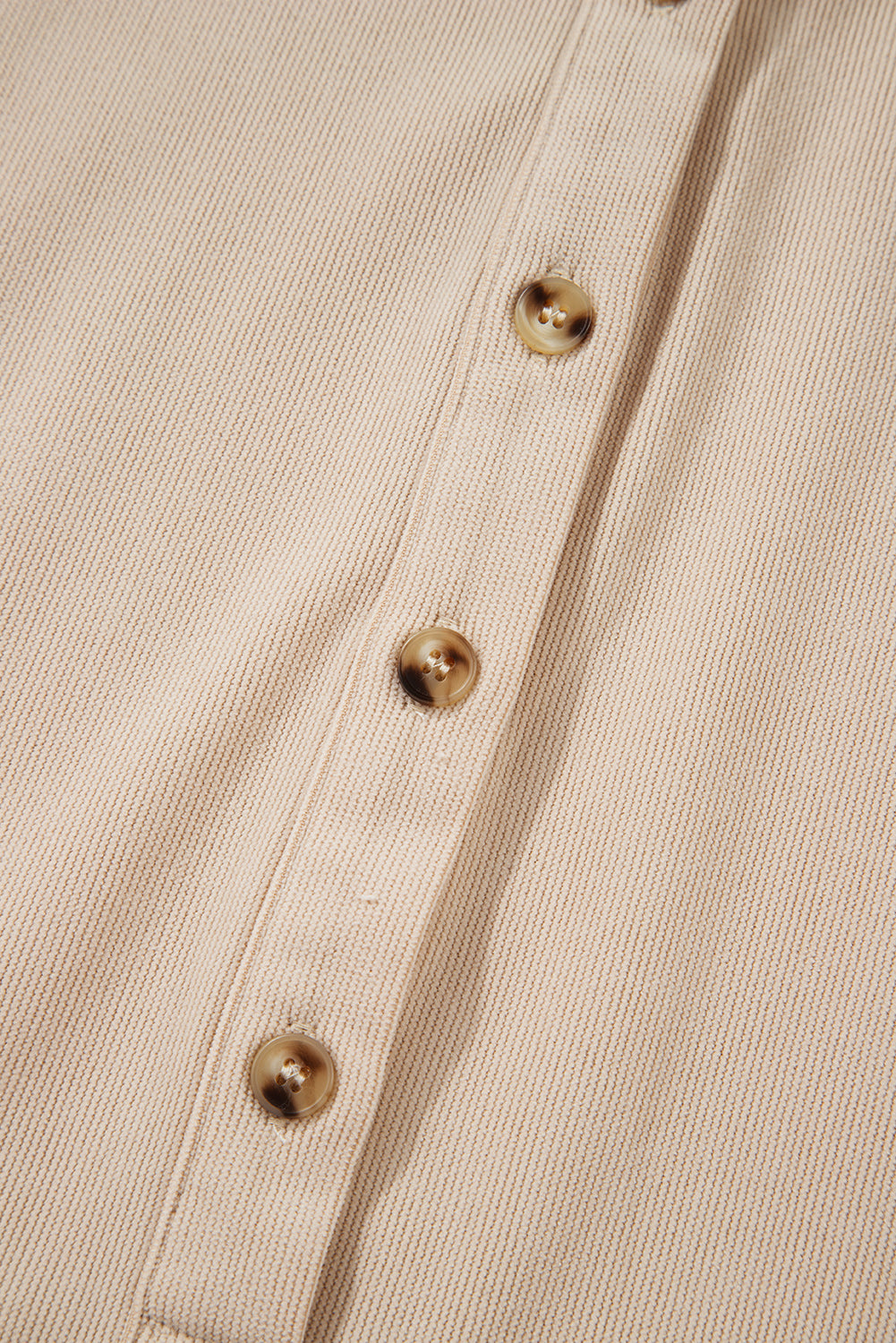 Oatmeal Corduroy Popover Dress