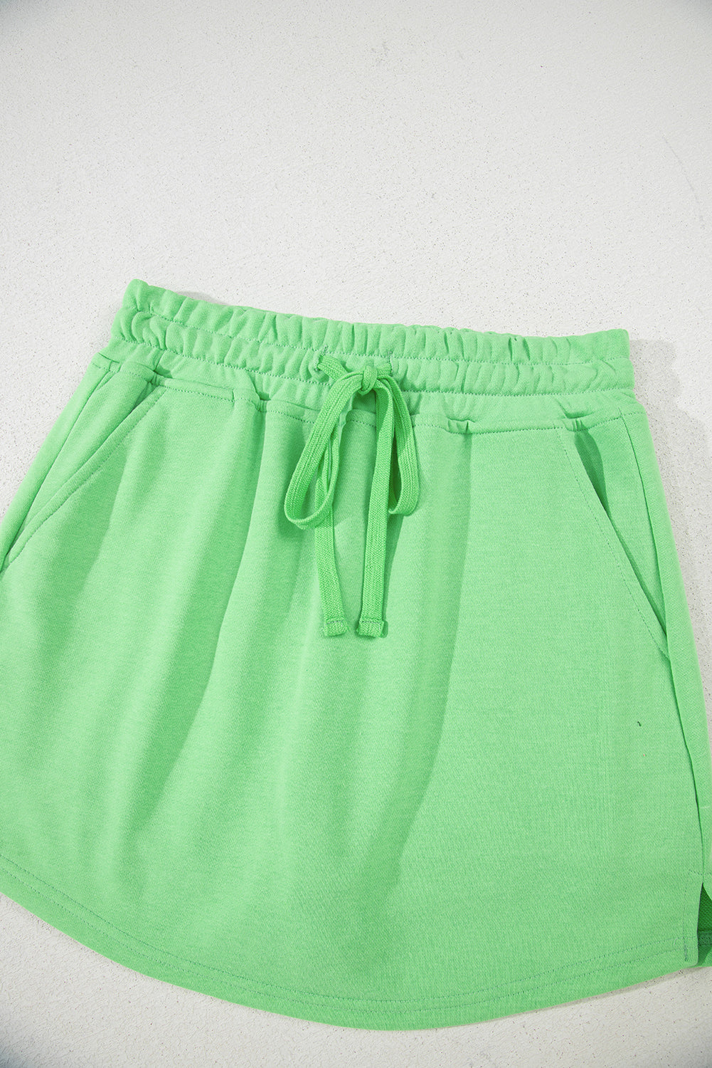 French Terry Drawstring Skort