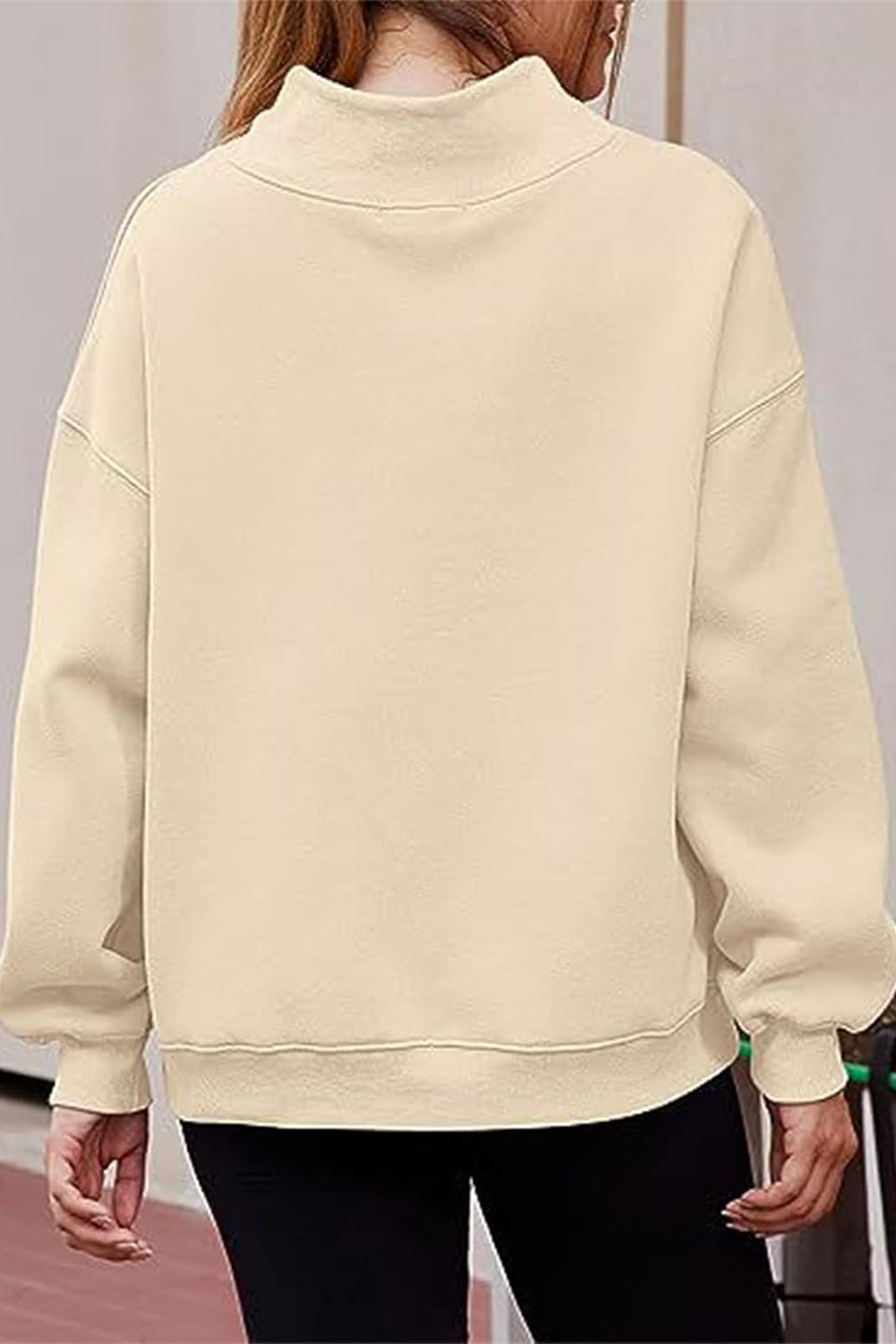 High Neck Sweatshirt