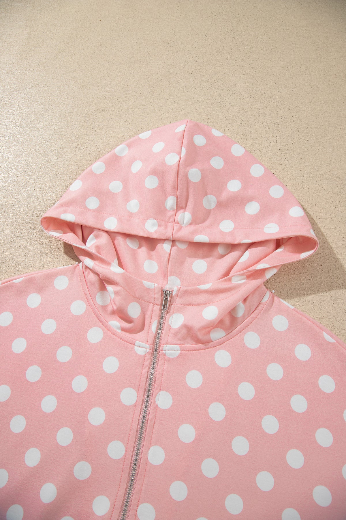 Polka Dot Hoodie & Mini Skort Set