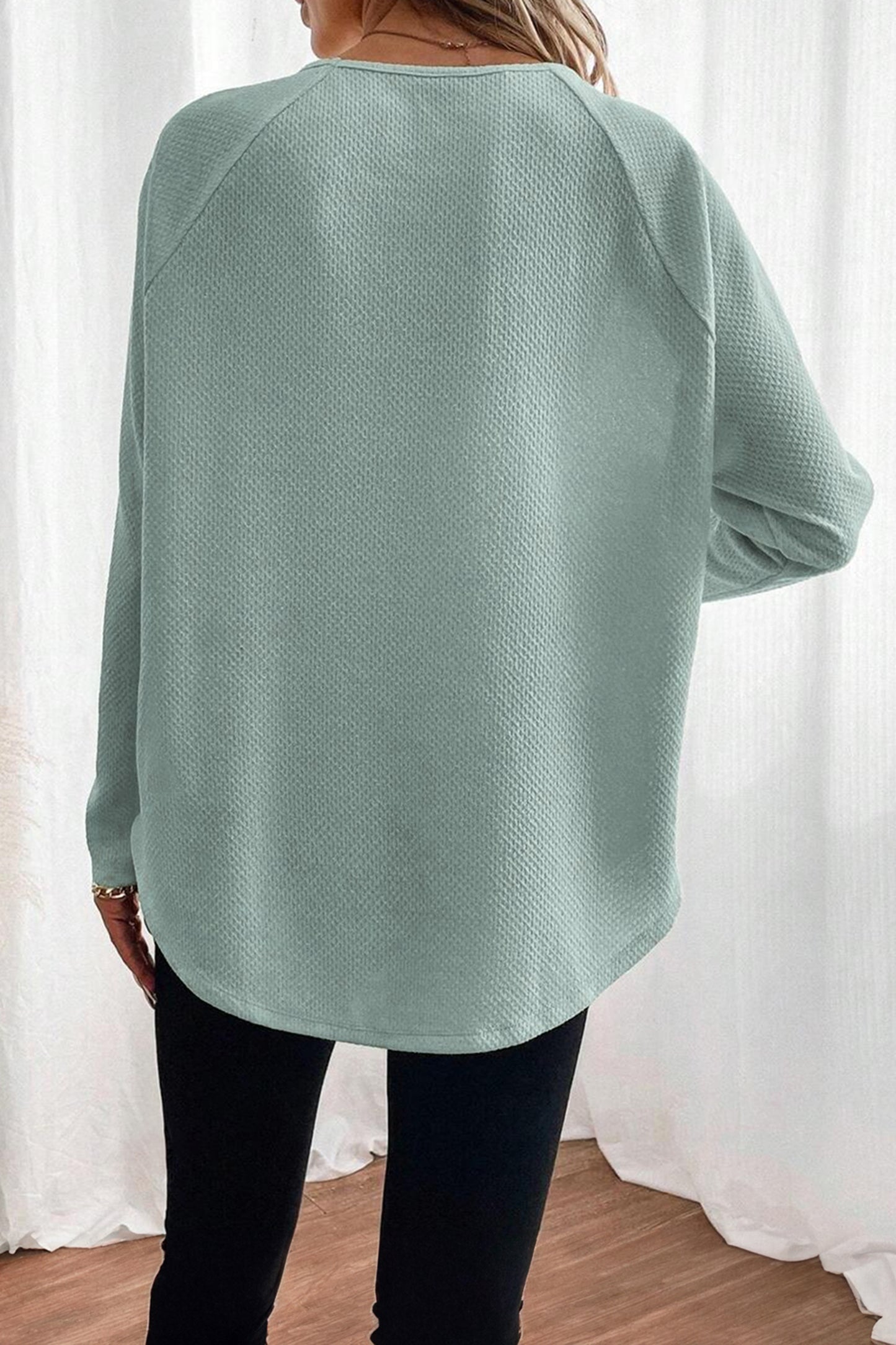 Raglan Sleeve Knit Loose Top