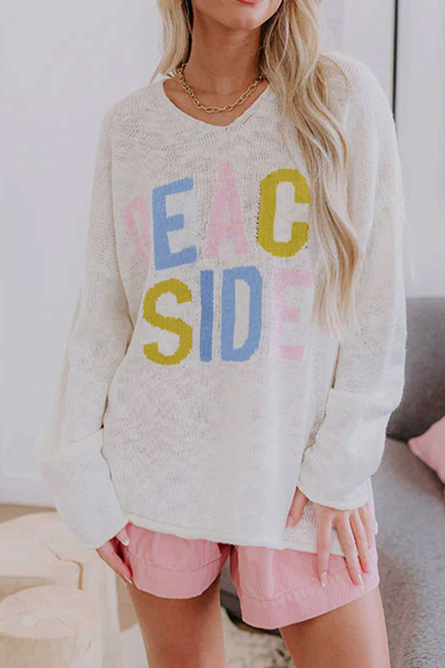 Lightweight Knit BEACH SIDE Sweater