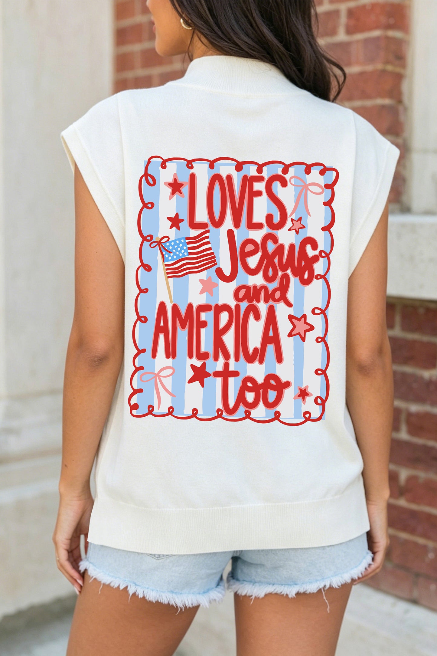 Jesus and America, Too Tee