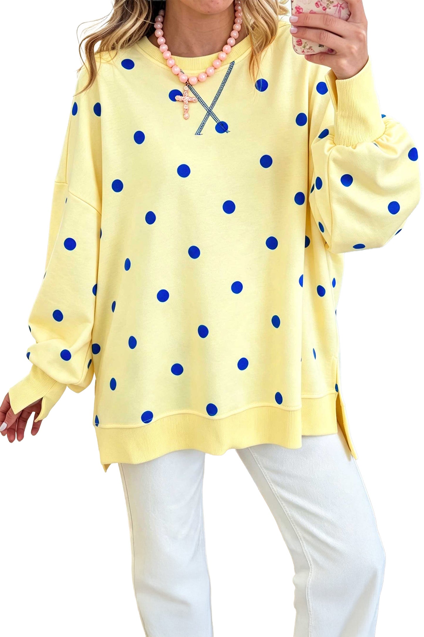 Polka Dot Pullover