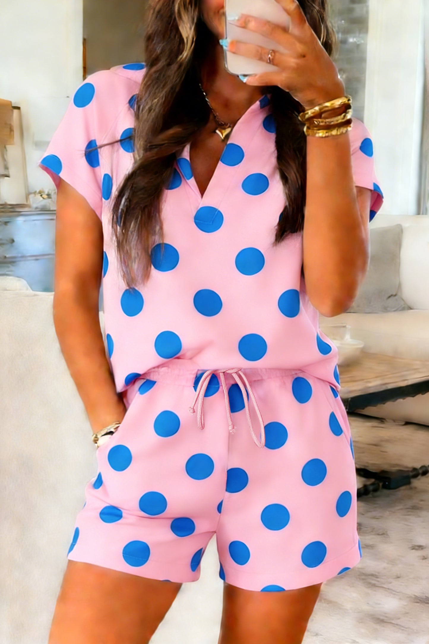 Polka Dot Short Set