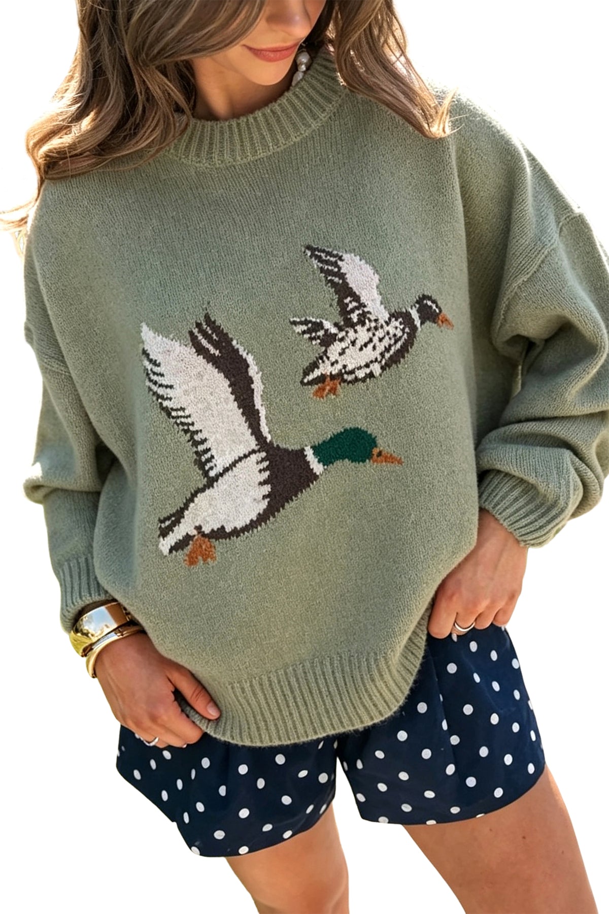 Flying Mallard Sweater