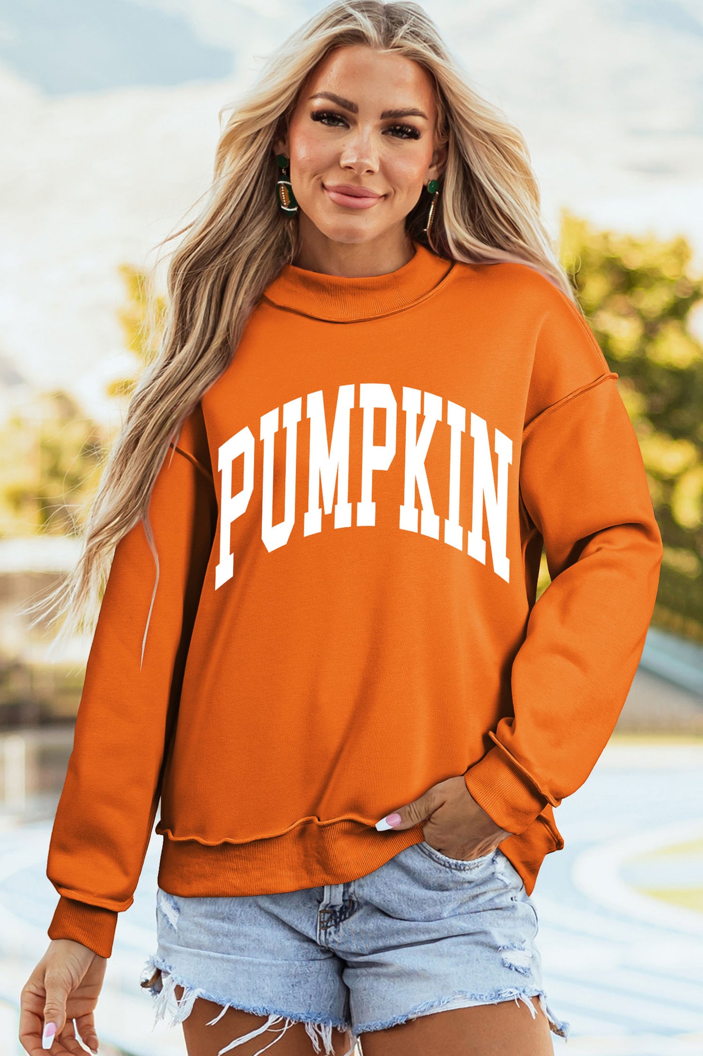 Reversible Pumpkin/Fall Sweatshirt