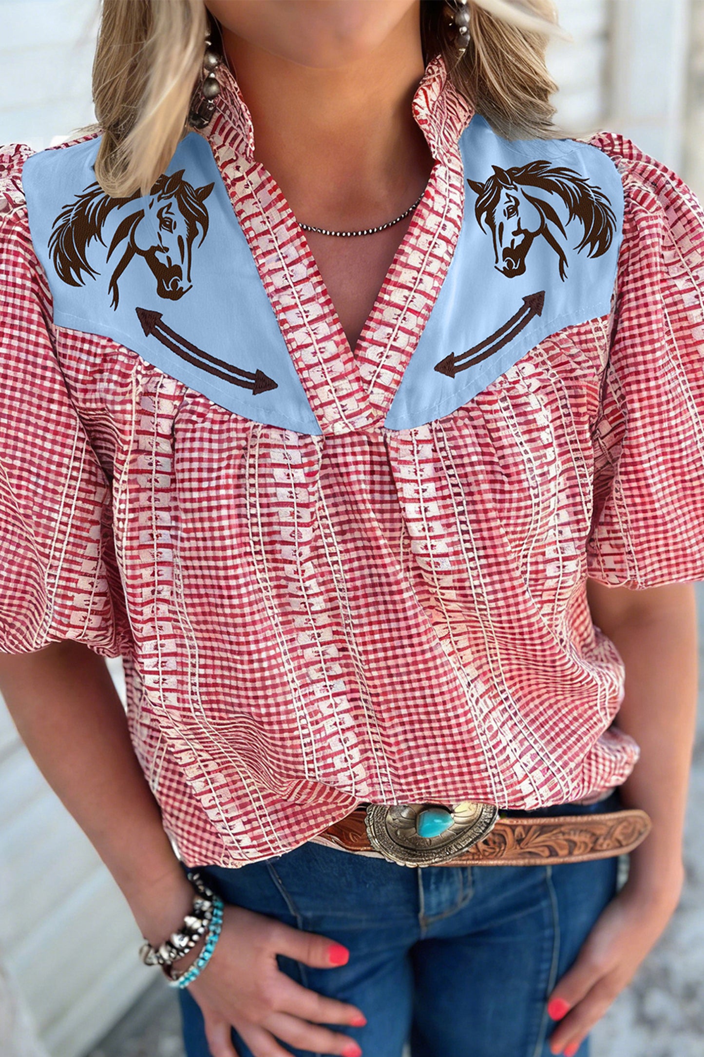 Western Pony Blouse
