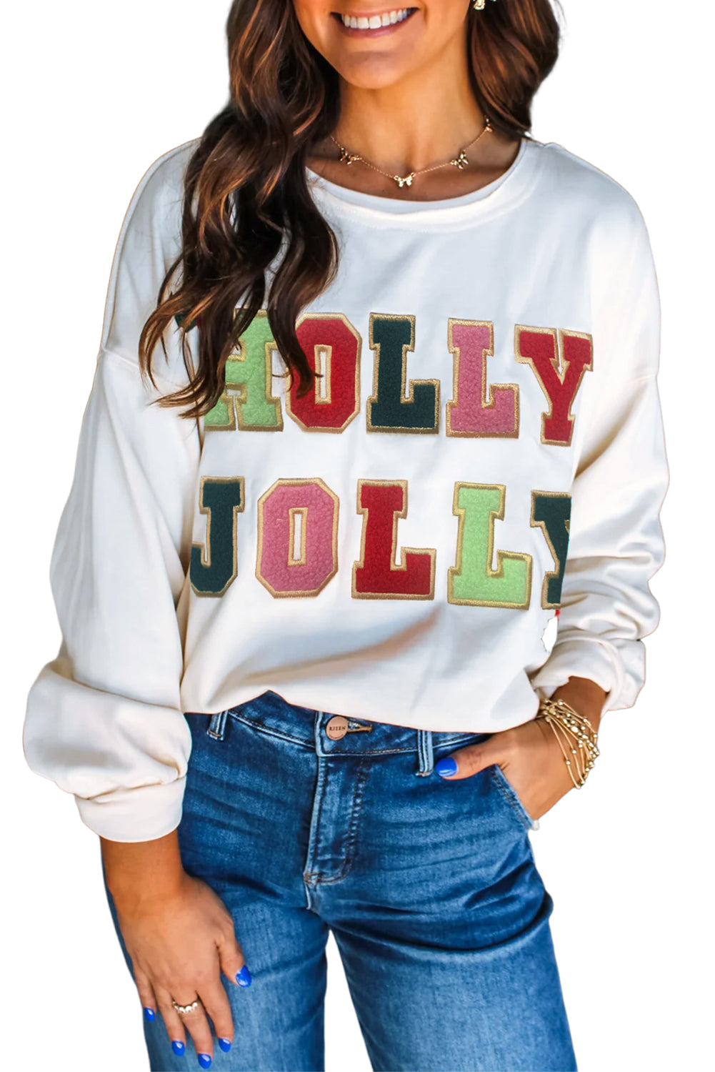 HOLLY JOLLY Christmas Sweatshirt