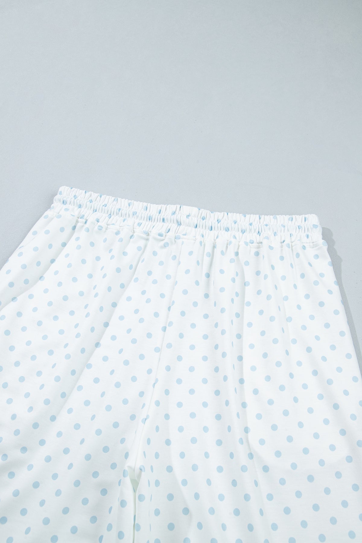 Polka Dot Patchwork Pants Set