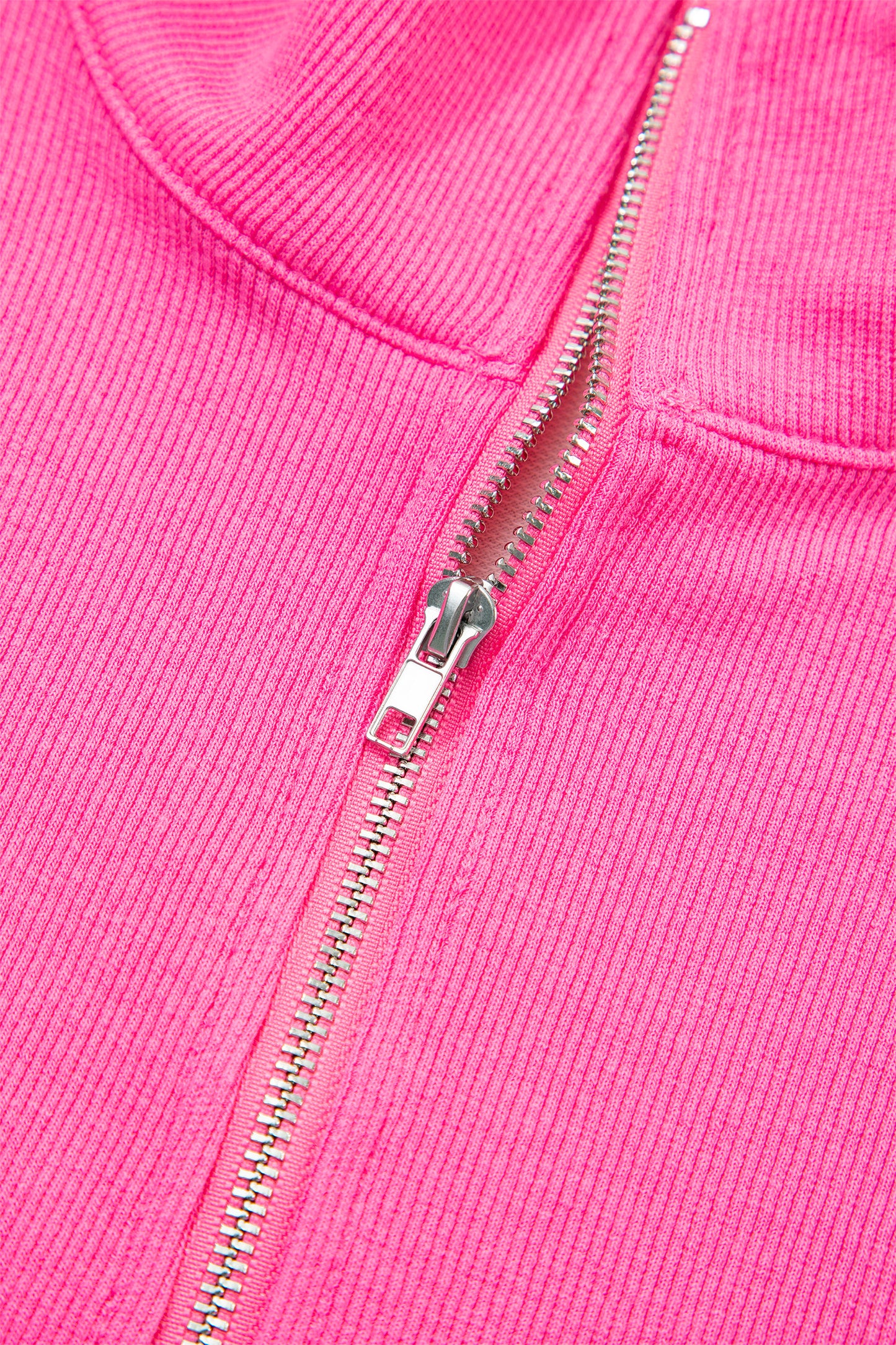 Half Zip Tee Two-Piece Set
