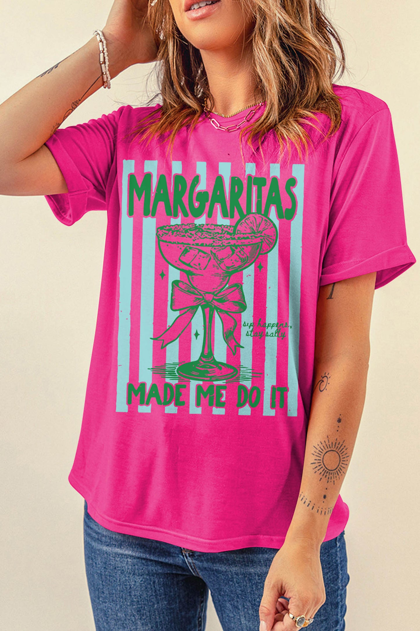 Margaritas Made Me Do Tee