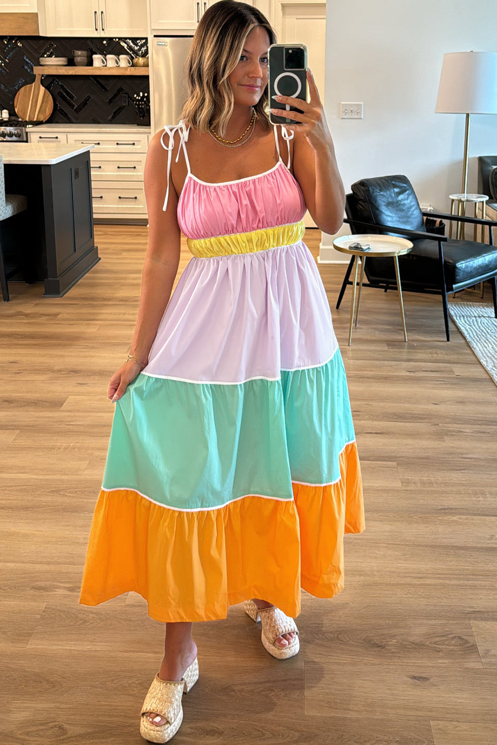 Multicolor Maxi Dress