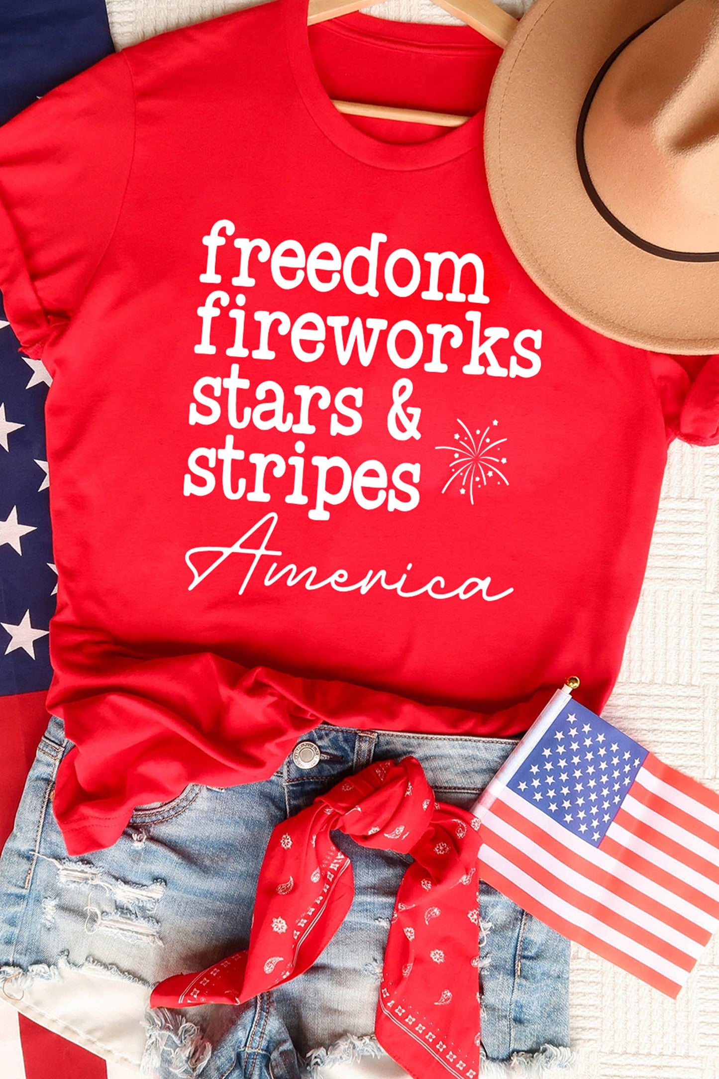 Freedom & Fireworks Tee