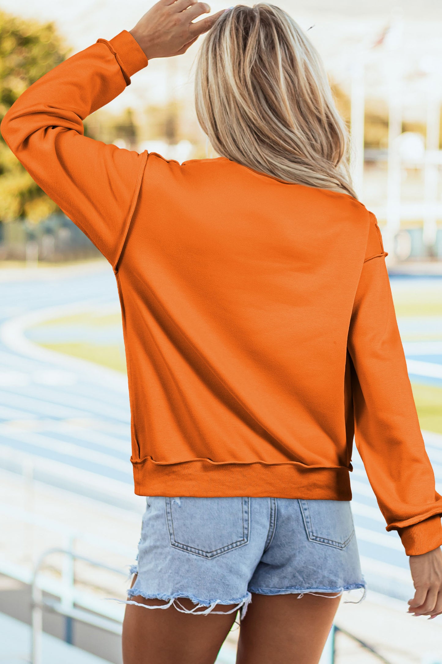 Reversible Pumpkin/Fall Sweatshirt