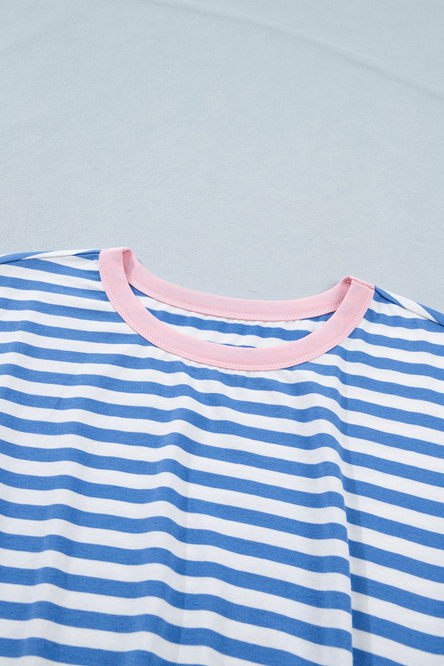 Stripe Tie Waist T Shirt Dress