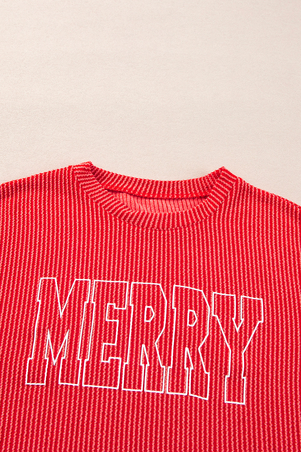 Corded MERRY Shorts Pajama Set