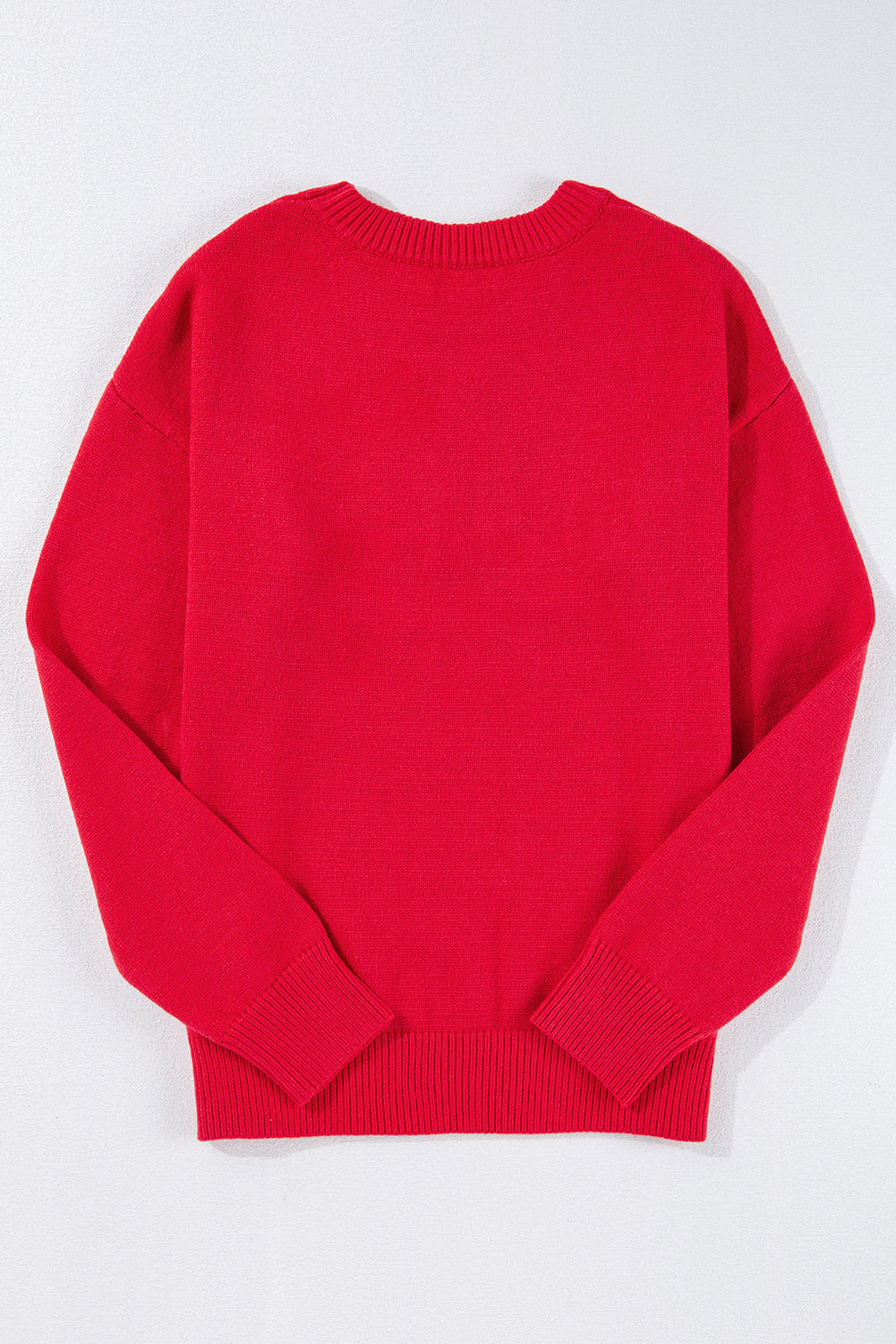 Red Tinsel Merry Baggy Sweater