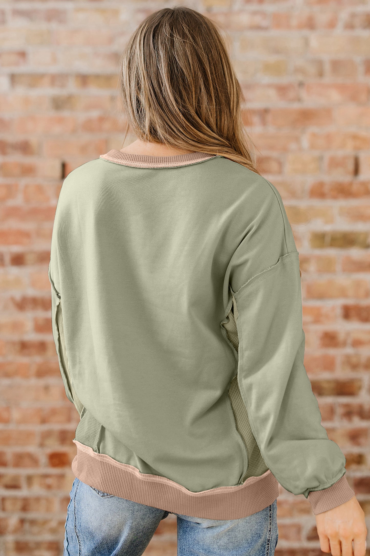 Patched Shamrock Sweatshirt