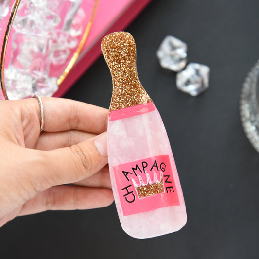 Pink Champagne Hair Claw