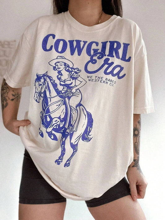 Cowgirl Era Oversized Tee