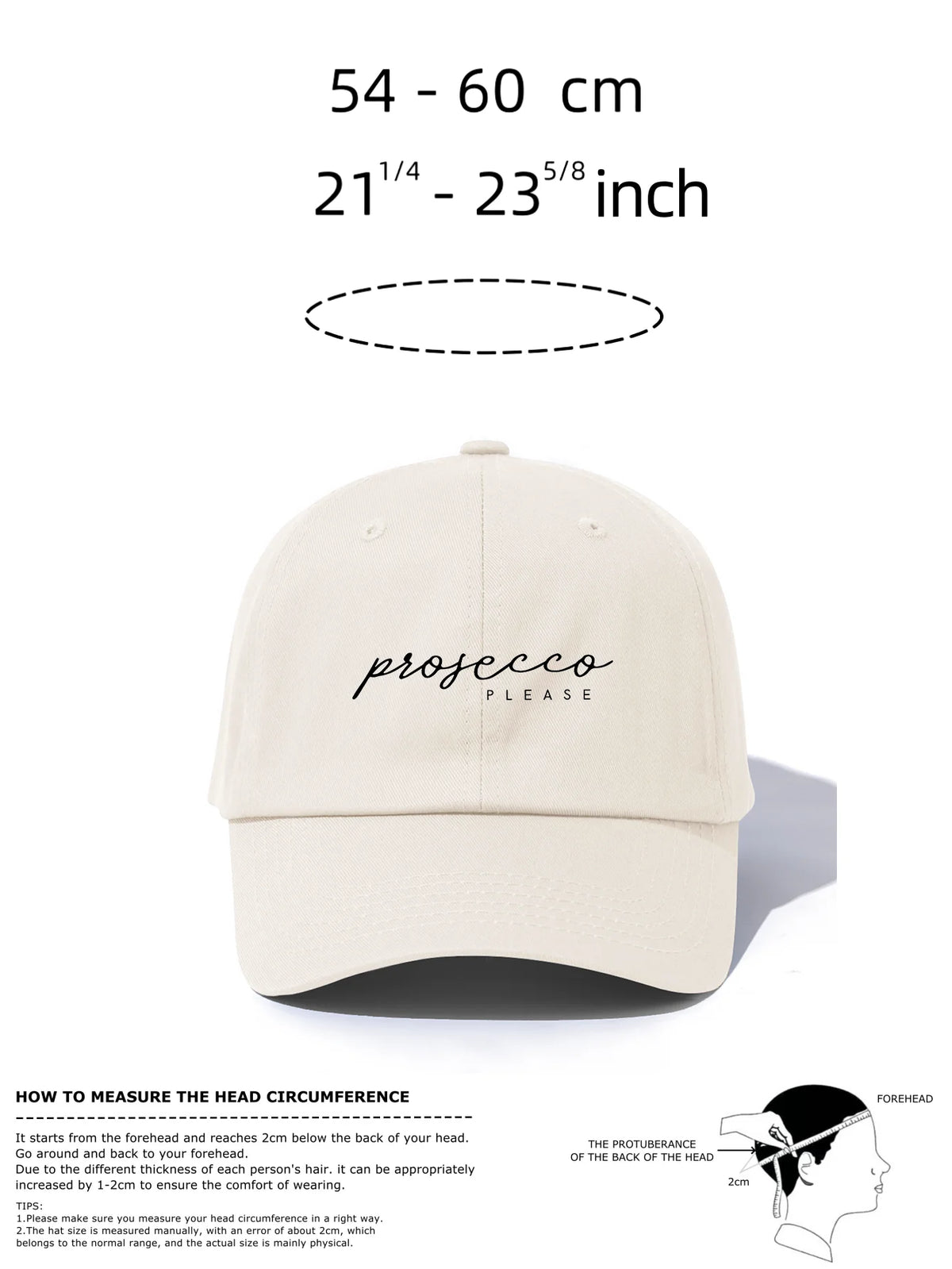 Prosecco Please Baseball Cap