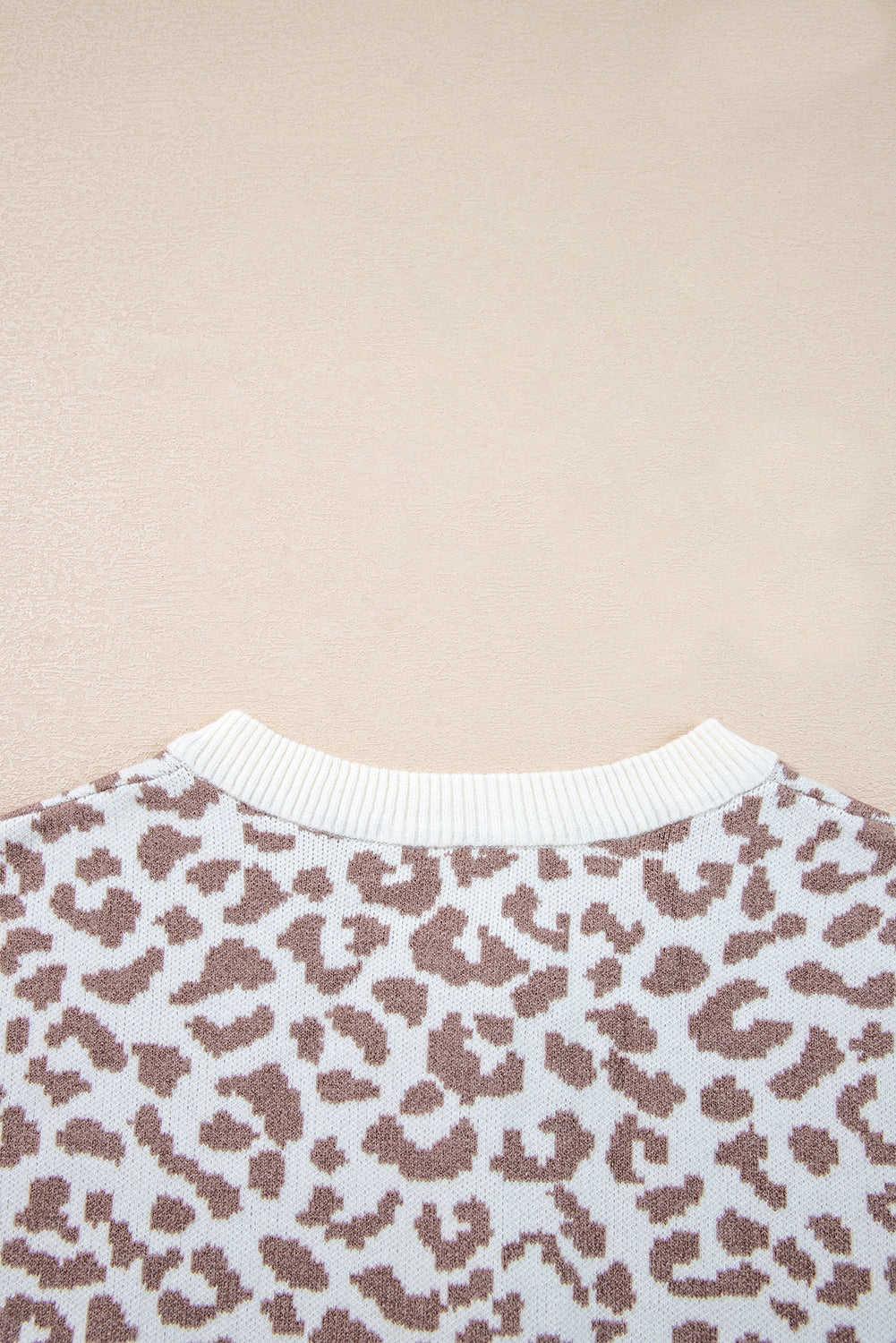 Leopard Knit Cardigan