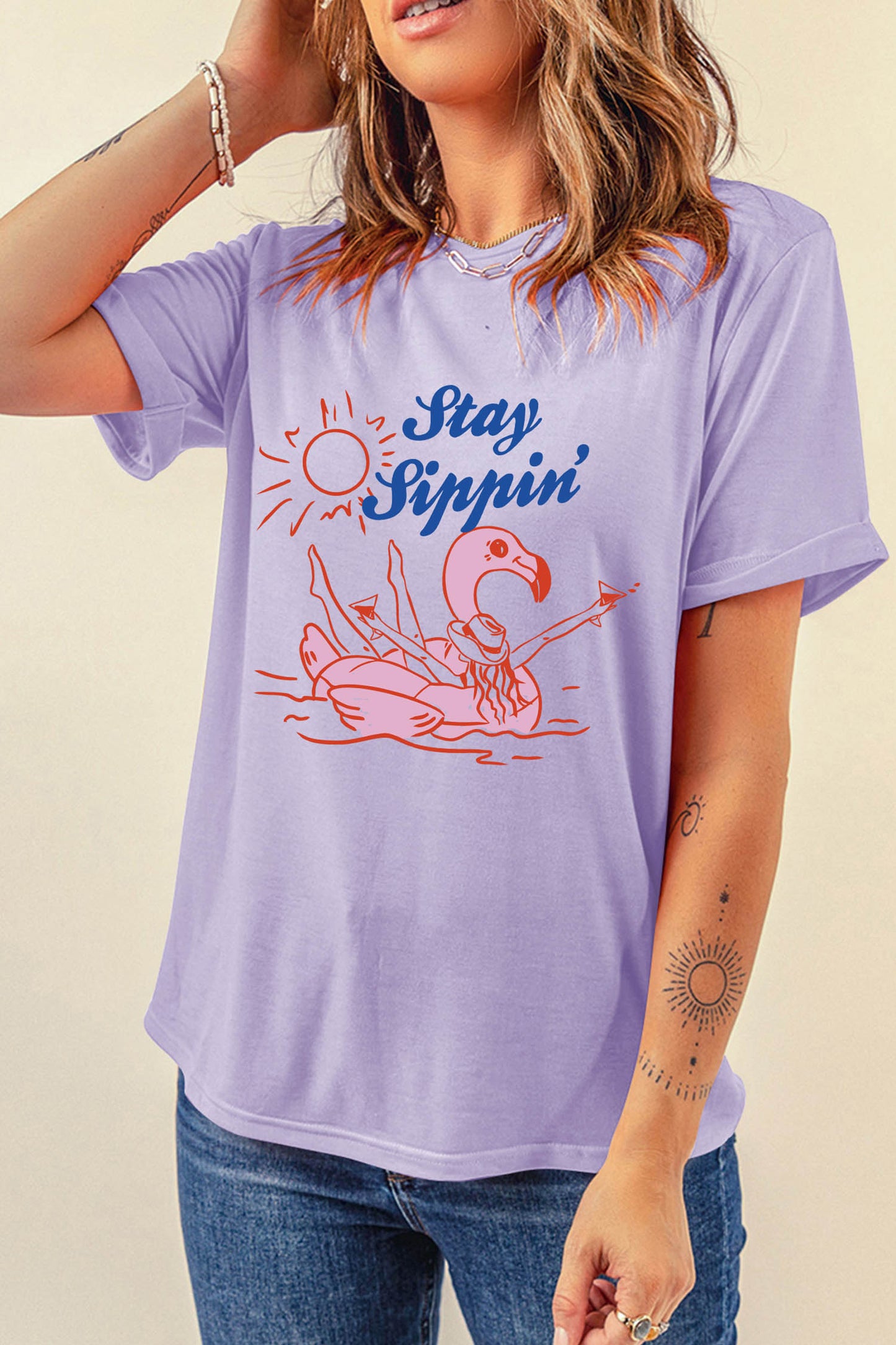 Stay Sippin Vacation Tee