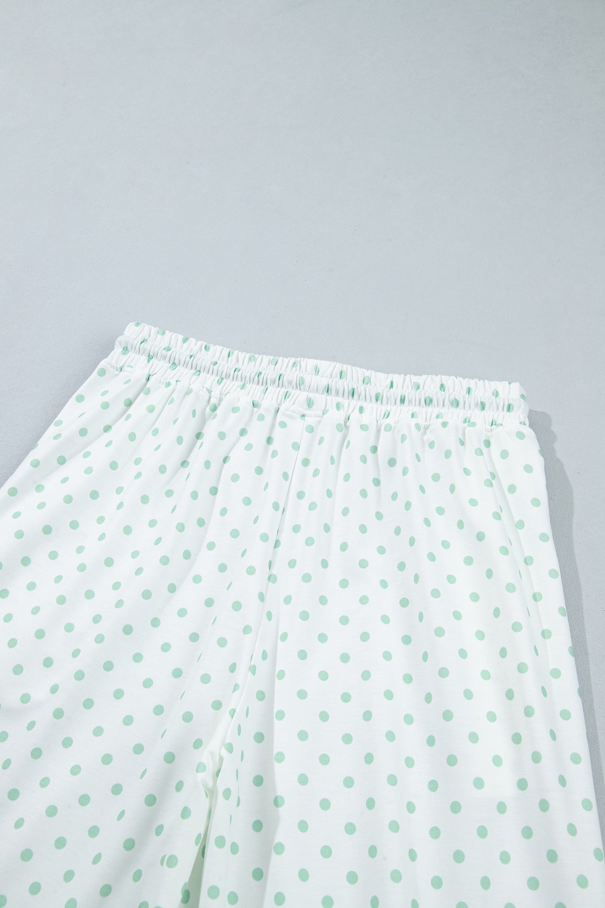 Polka Dot Patchwork Pants Set