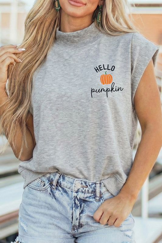 Hello Pumpkin Sleeveless Top