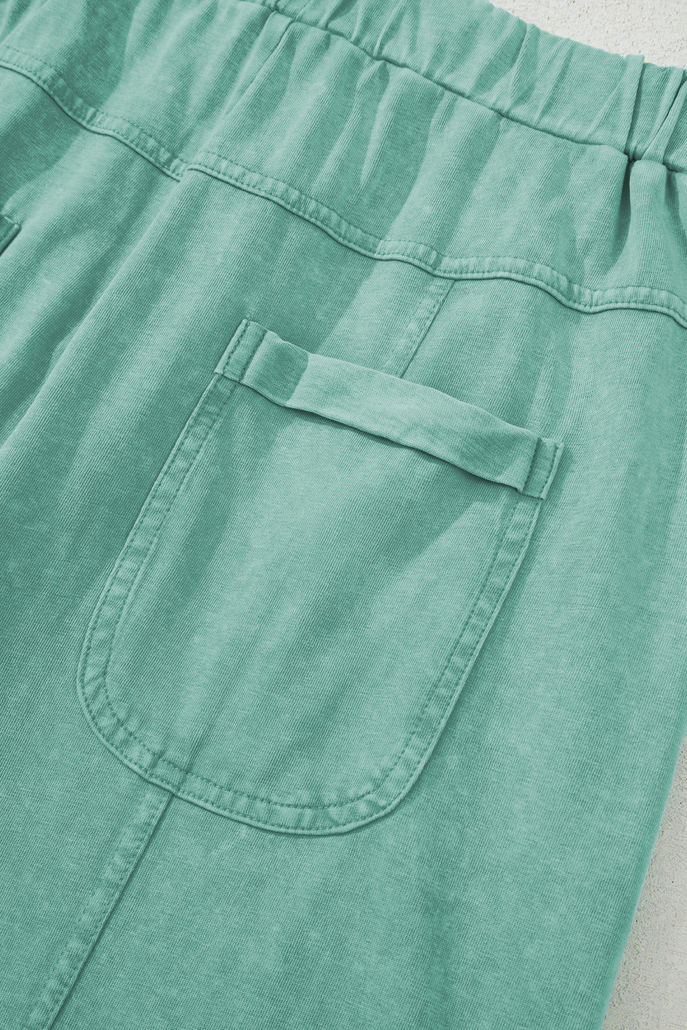 Mineral Wash Wide Leg Cargo Pants