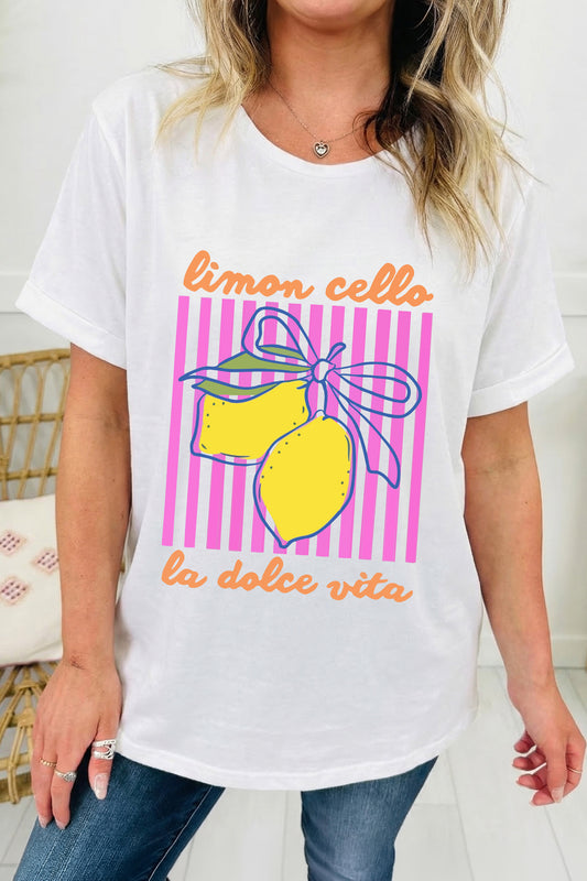 White Limoncello Tee