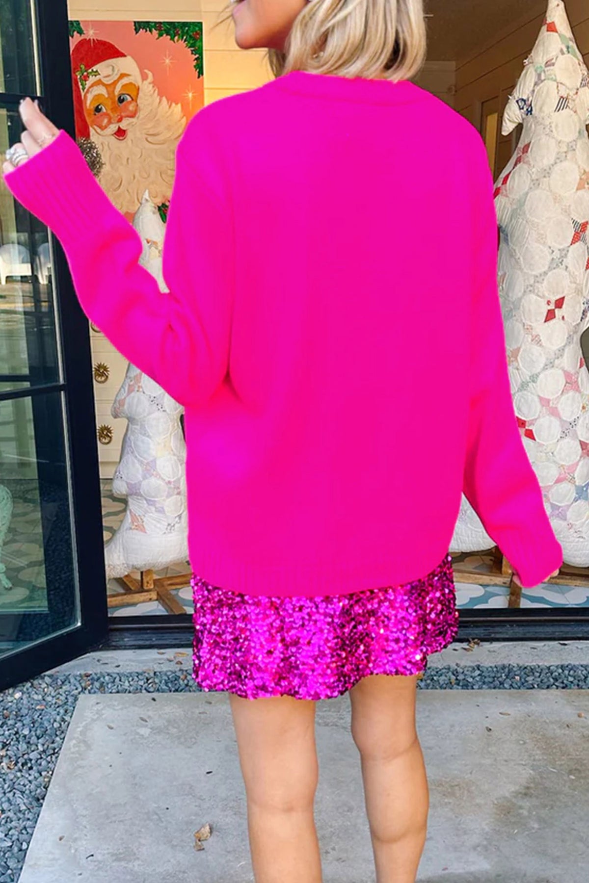 Pink Merry Sweater