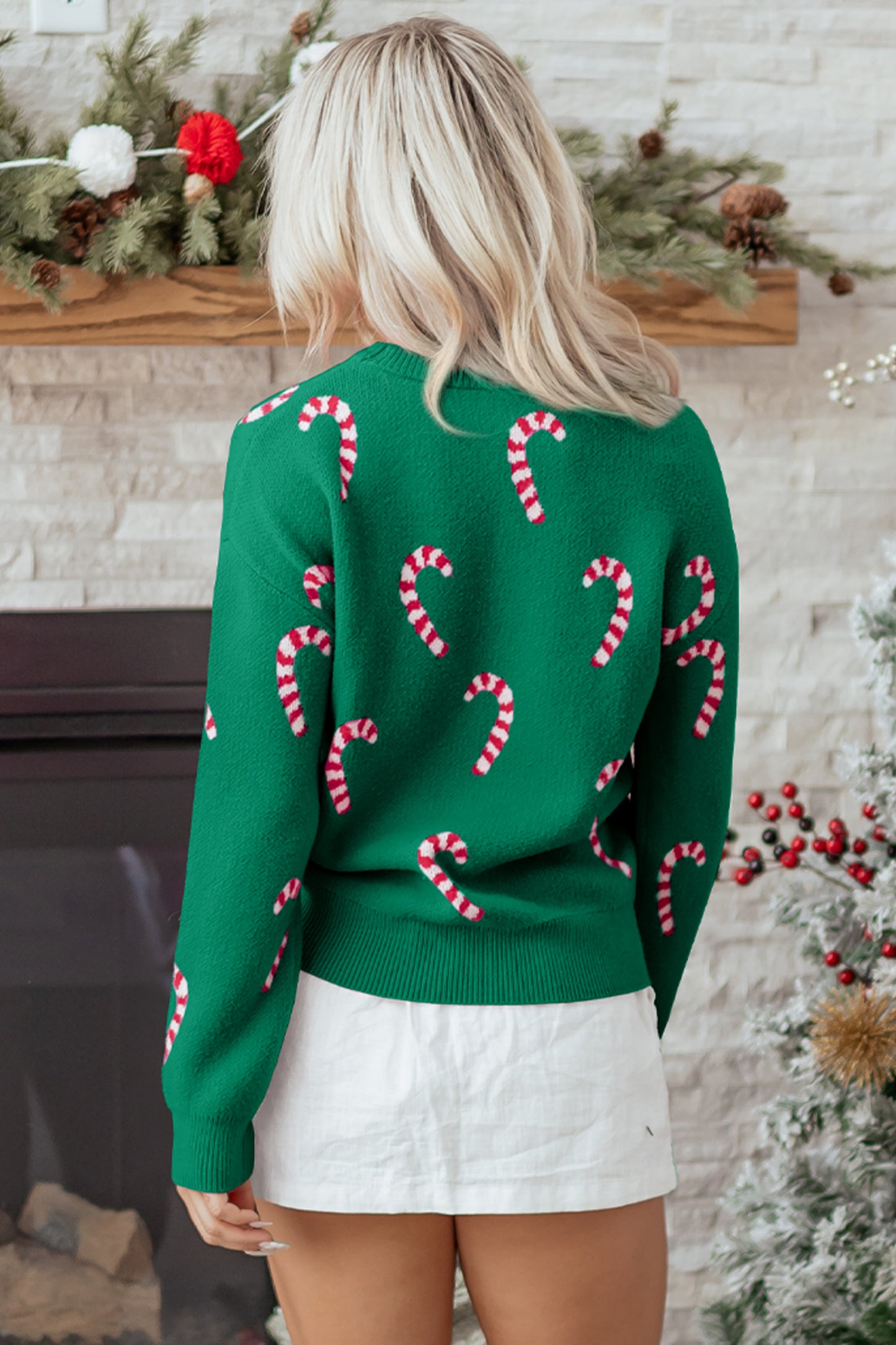 Christmas Candy Cane Sweater