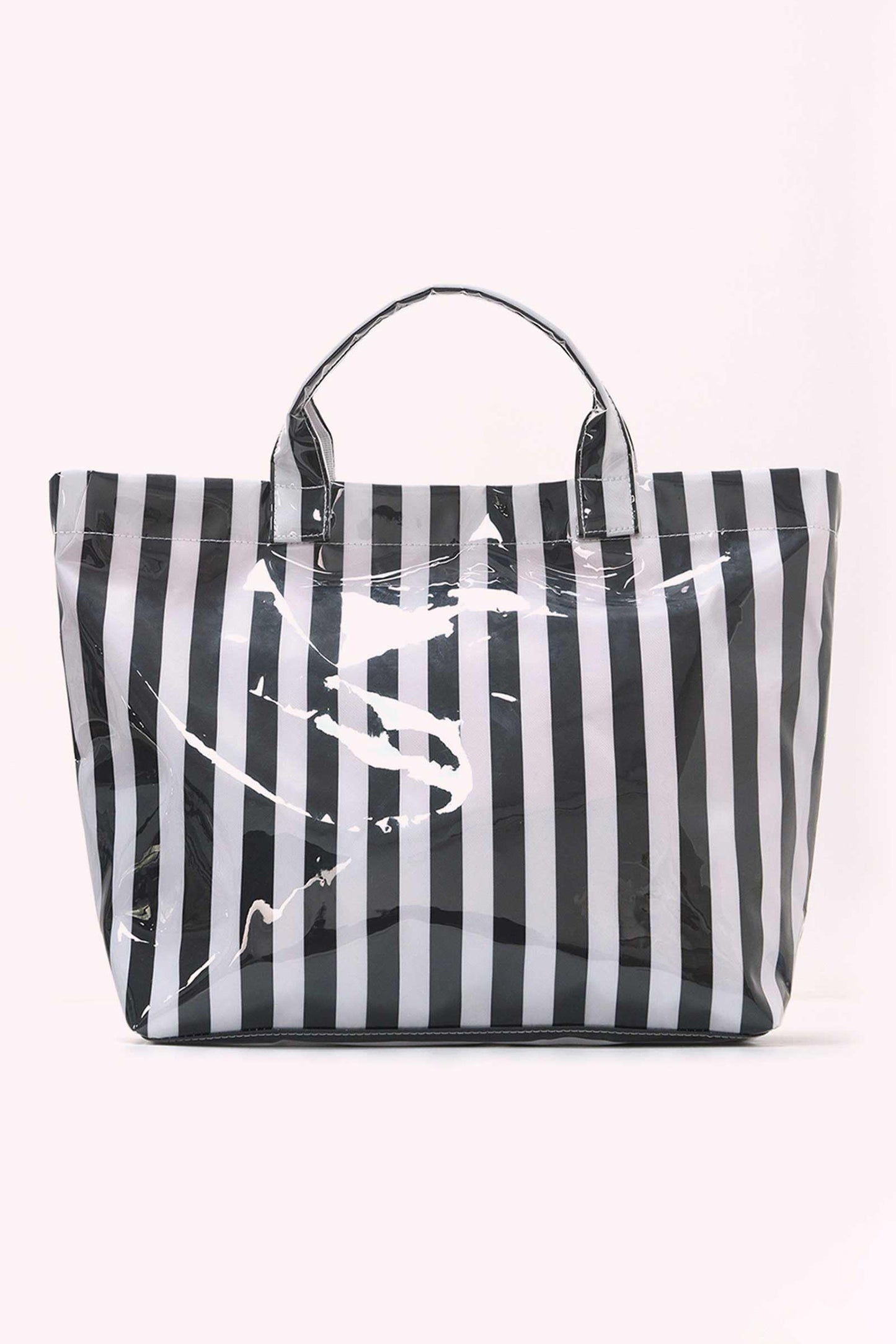 Large Waterproof Striped Carryall Tote Bag