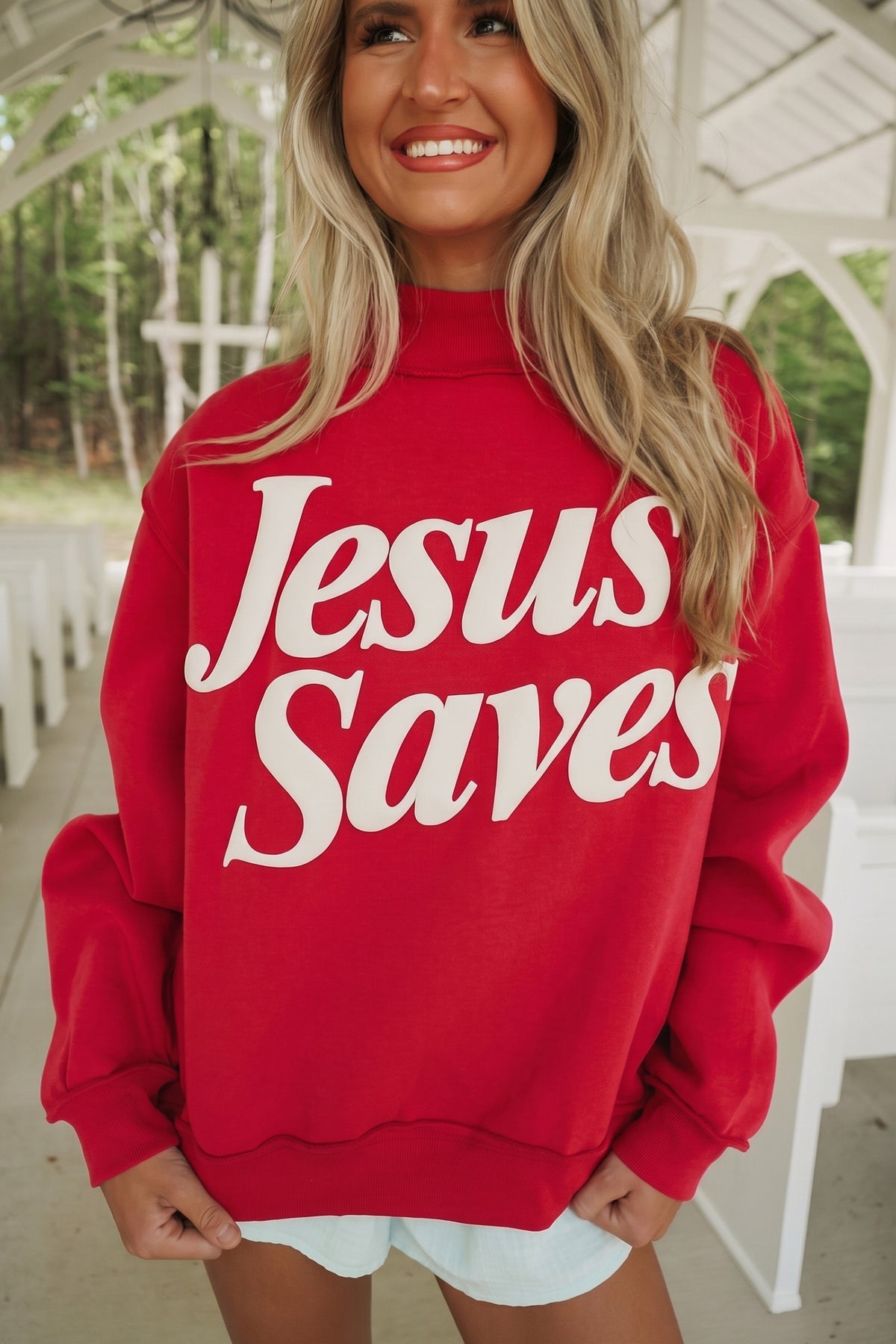 Jesus Saves Sweatshirt