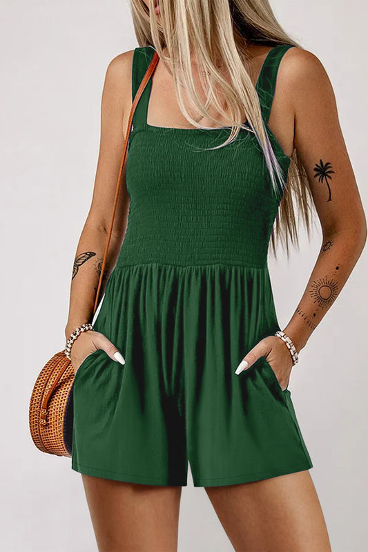 Casual Smocked Romper