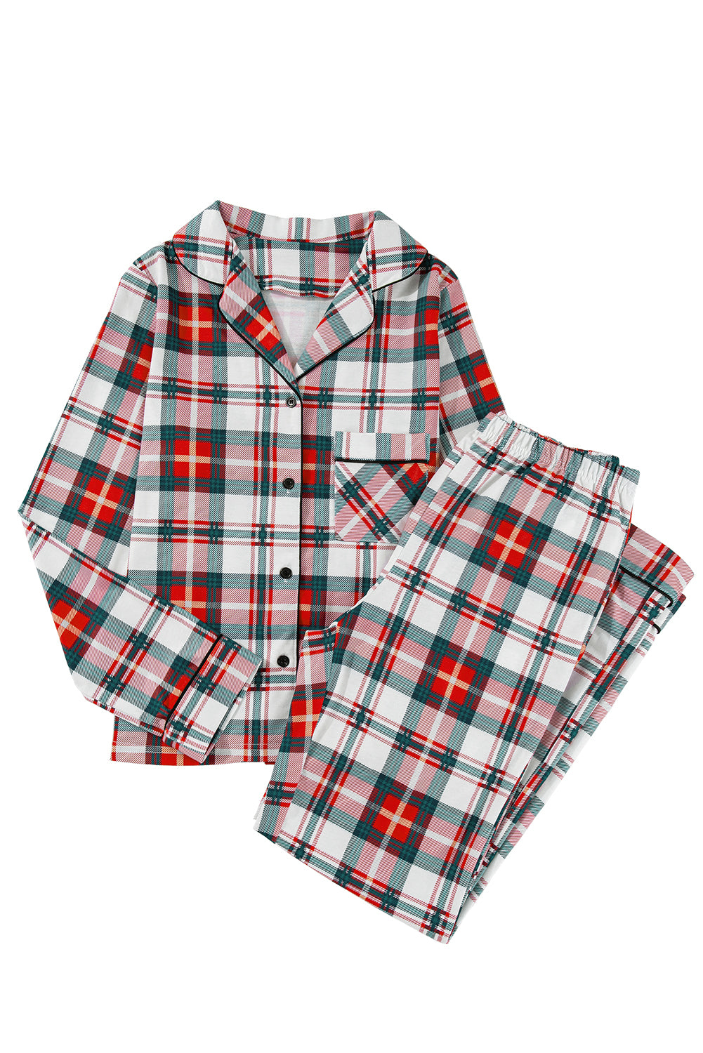 Christmas Plaid Pajama Set