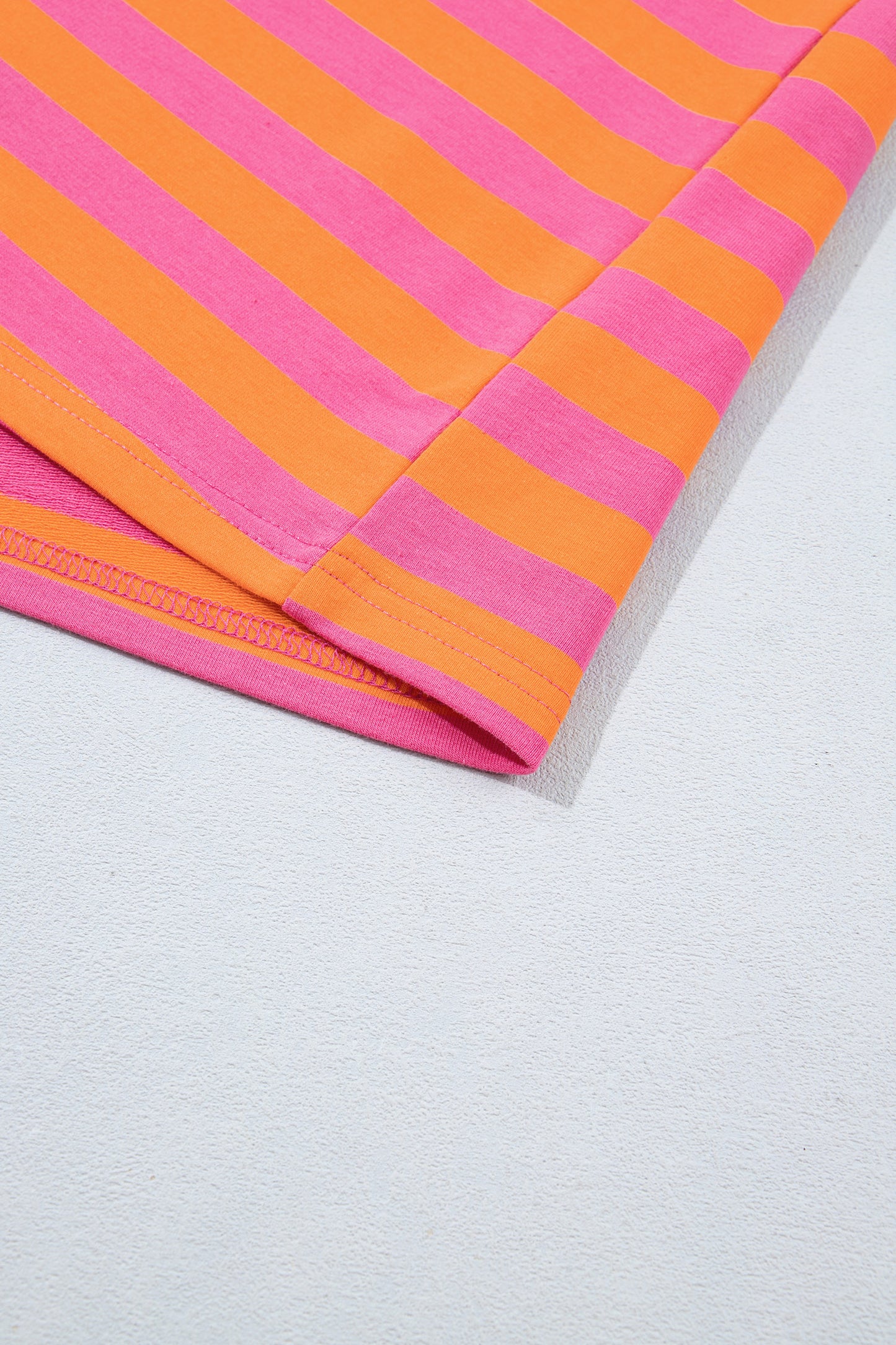Orange Stripe Skort Set