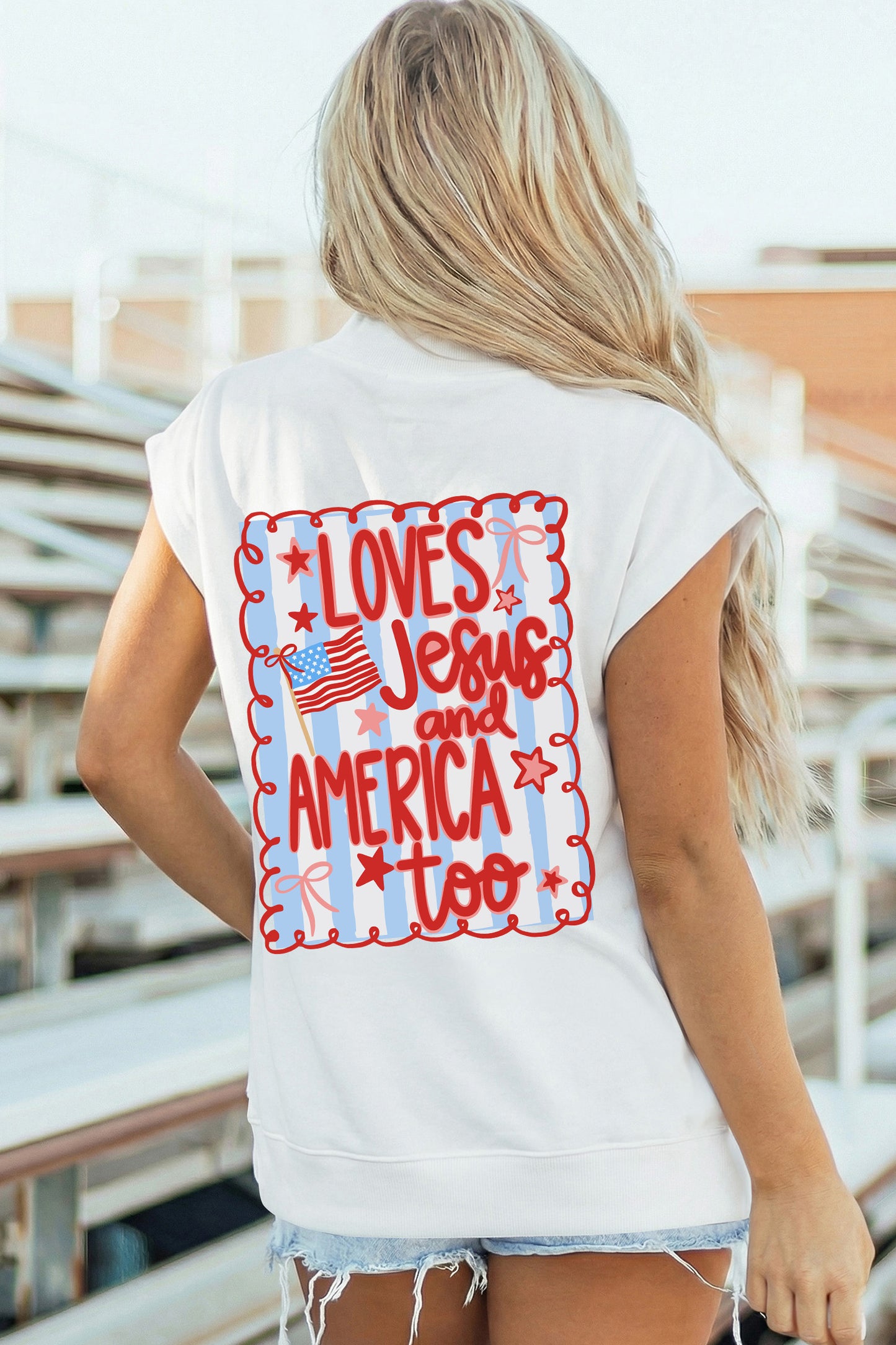 Jesus and America, Too Tee