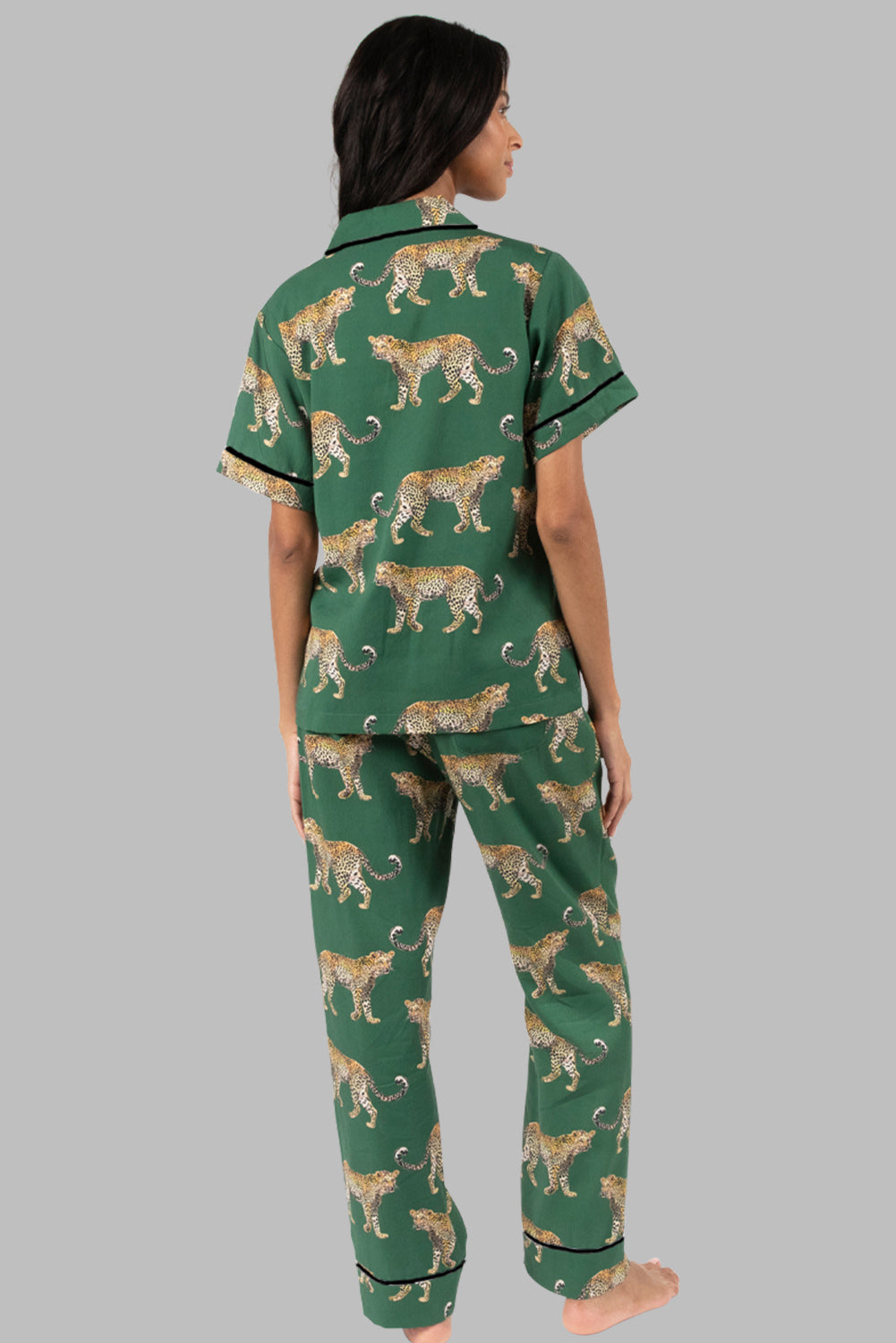 Cheetah Print Pajama Set