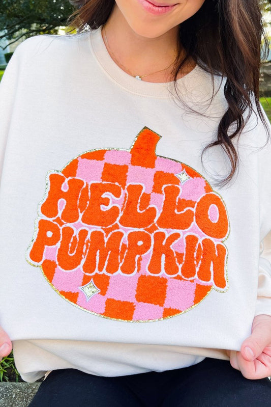 Halloween Hello Pumpkin Sweatshirt