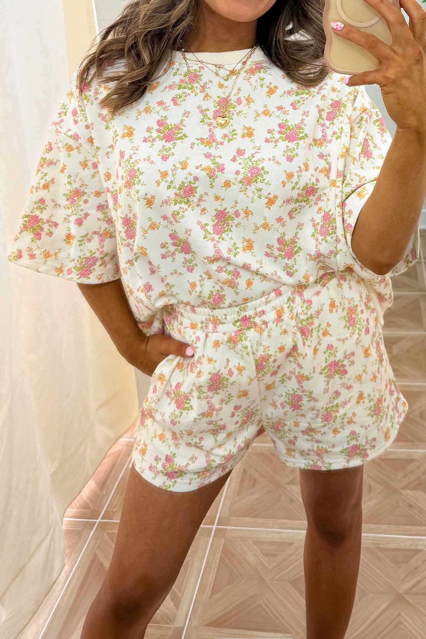 Floral Print Short Set