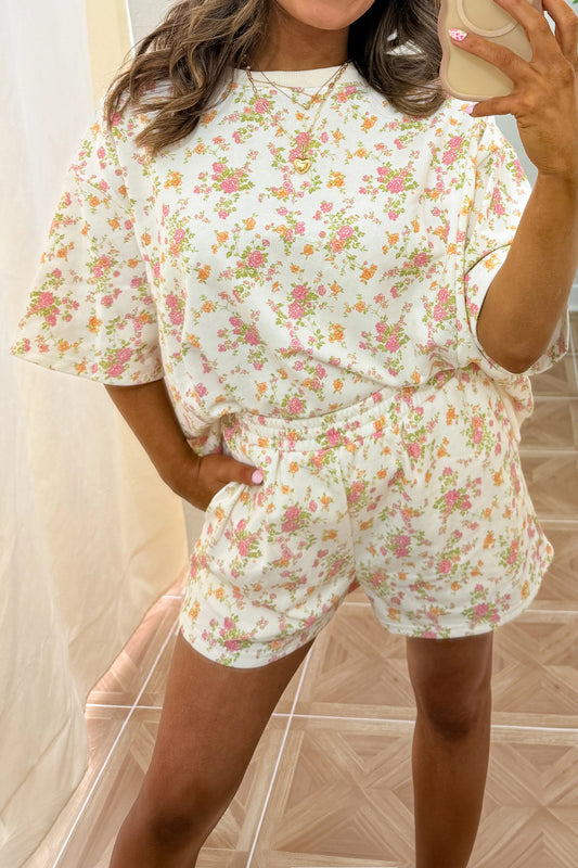 Floral Print Short Set