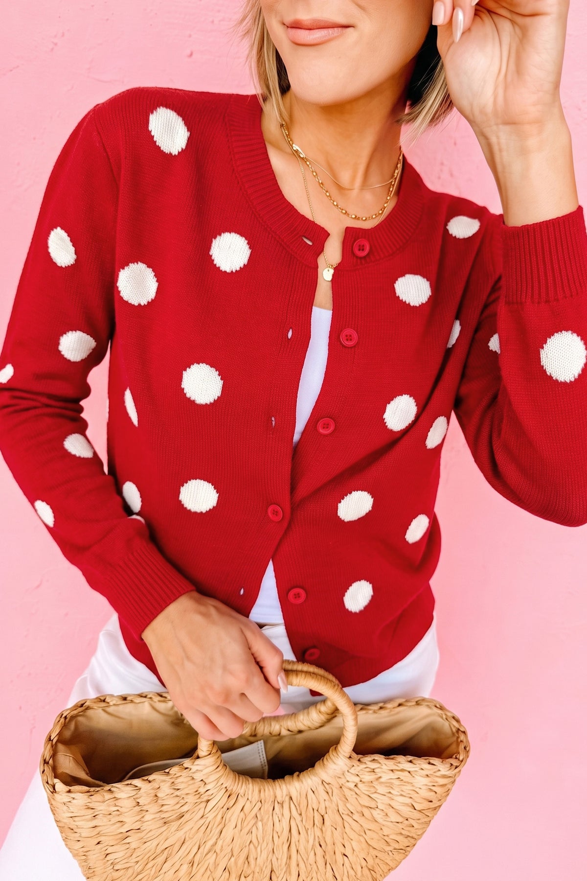 Polka Dot Cardigan
