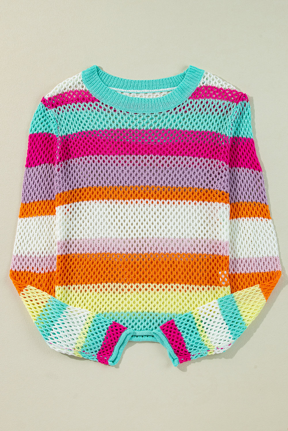 Striped Crocheted Top