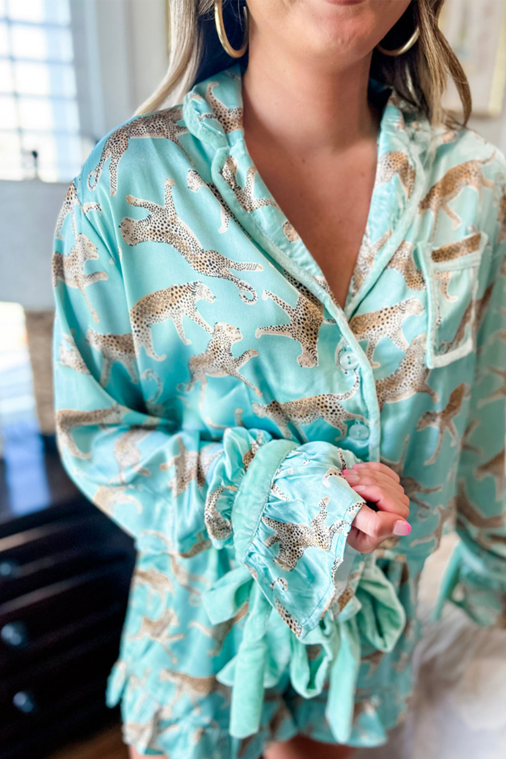 Leopard Pajama Set