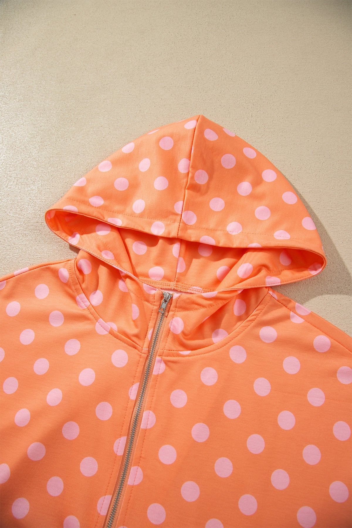 Polka Dot Hoodie & Mini Skort Set