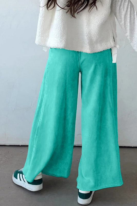 Sea Green Mineral Wash Drawstring Pants