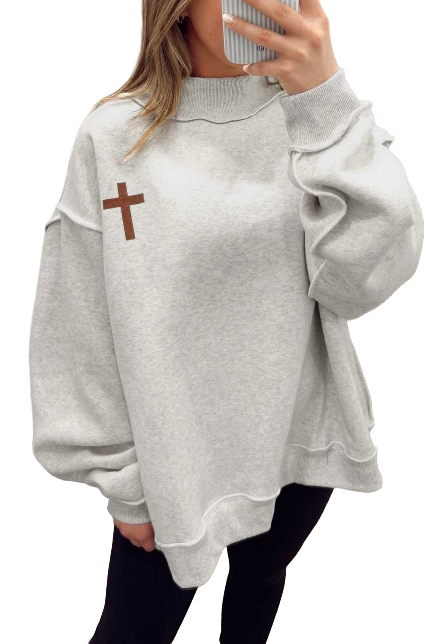 Reversible Jesus Saves Sweatshirt